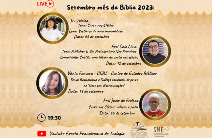 Setembro: Mês da Bíblia