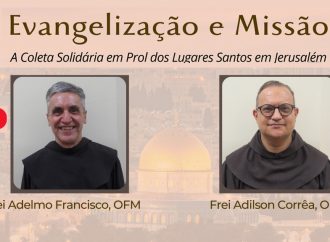 Live no Canal Escola Franciscana de Teologia – conversa sobre a coleta para a Terra Santa