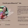 Convite para missa de  Sétimo dia de Falecimento de Frei Raul Ribeiro de Melo
