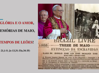 A glória e o amor, as memórias de maio, em tempos de Leões! (Ap 21,1-5; Jo 13,31-33a.34-35)