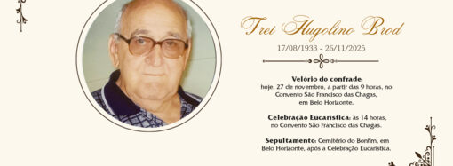 Mensagens de condolências por ocasião da Páscoa de Frei Hugolino Brod