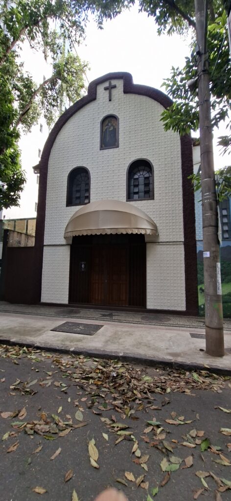 Fachada do mosteiro Santa Clara com o novo toldo